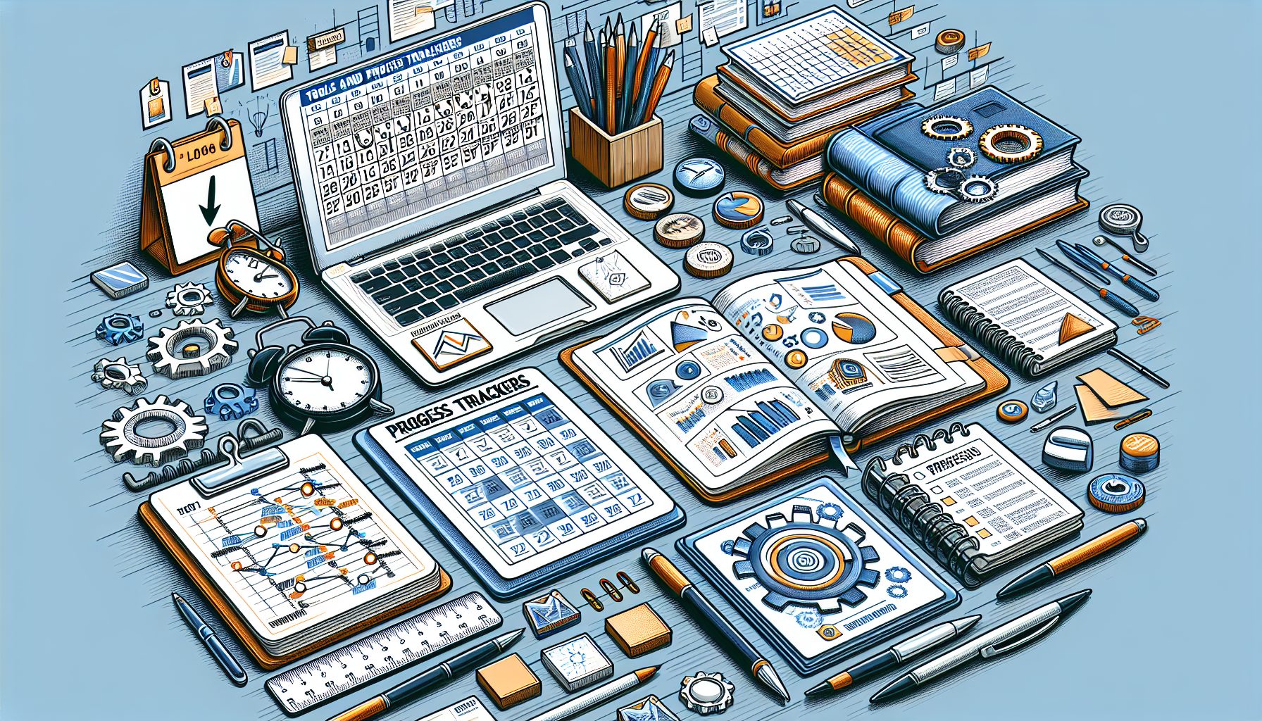 Инструменты и трекеры прогресса