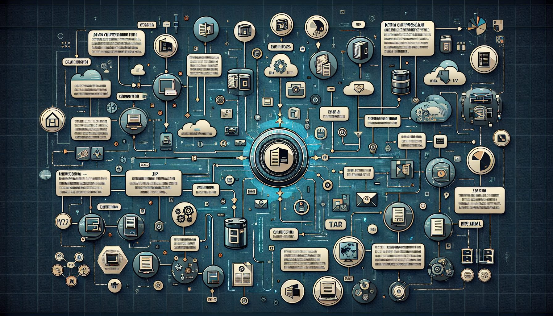 Основные типы архивации и где их можно встретить